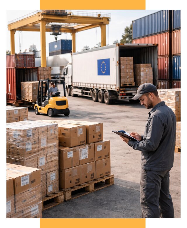 Доставка грузов из Европы от 12367 р., логистика СетСервис-Еск