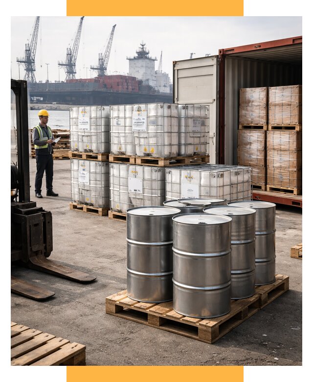 Доставка химического сырья из Индии от 257650 р. | СетСервис-Еск