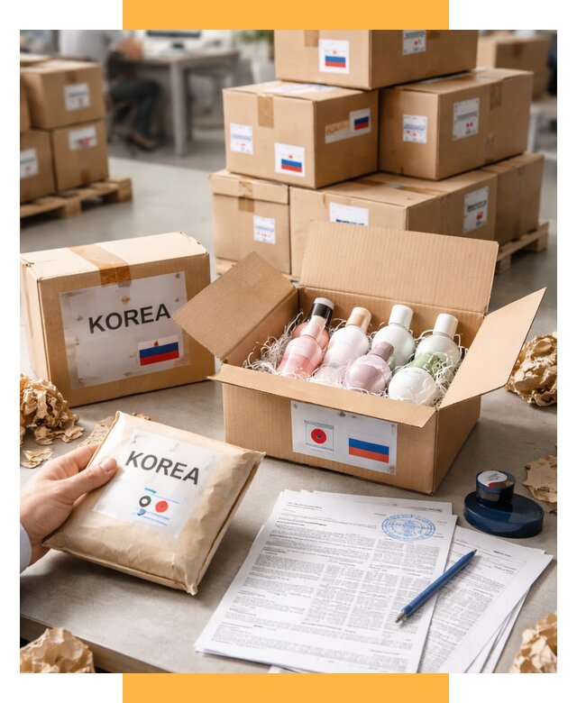 Доставка косметики из Кореи от 8760 р. под ключ | СетСервис-Еск