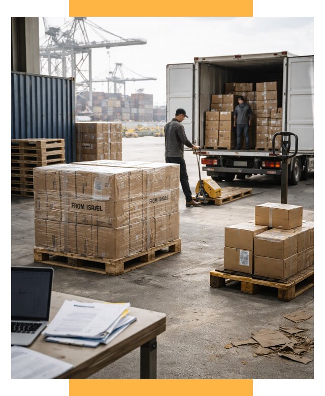 Доставка грузов из Израиля от 15459 р., логистика от СетСервис-Еск