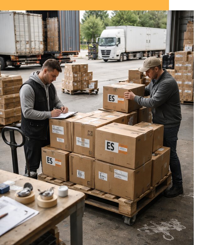 Доставка грузов в Испанию автотранспортом от 36071 руб