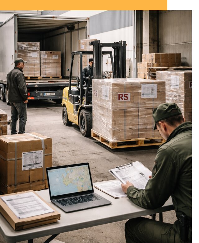 Доставка грузов в Сербию от 46377 руб, международные перевозки