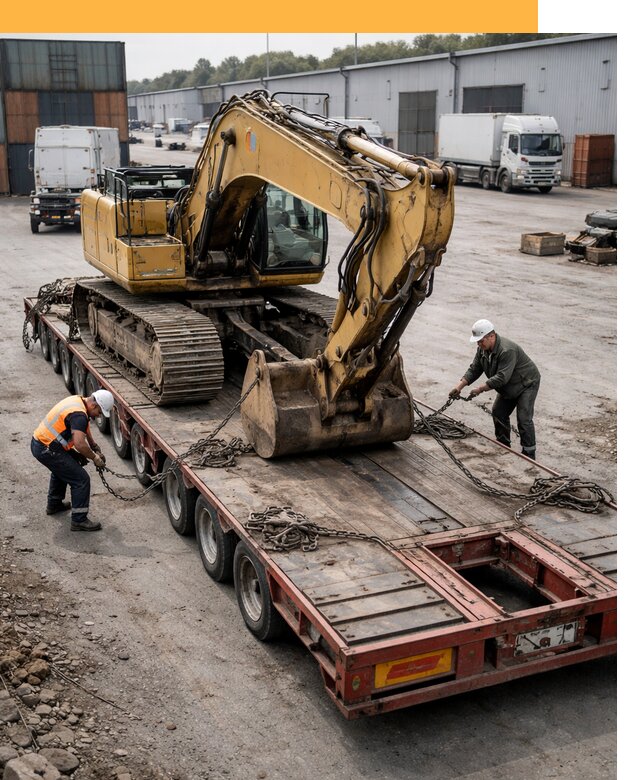 Перевозка спецтехники по России и миру от 46377 руб