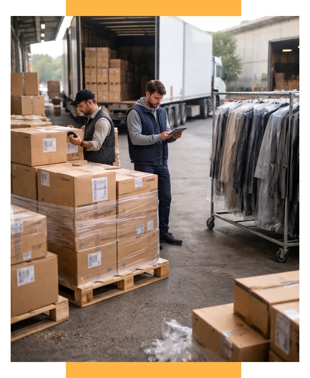 Перевозка и доставка одежды из Китая от 7730 р., СетСервис-Еск