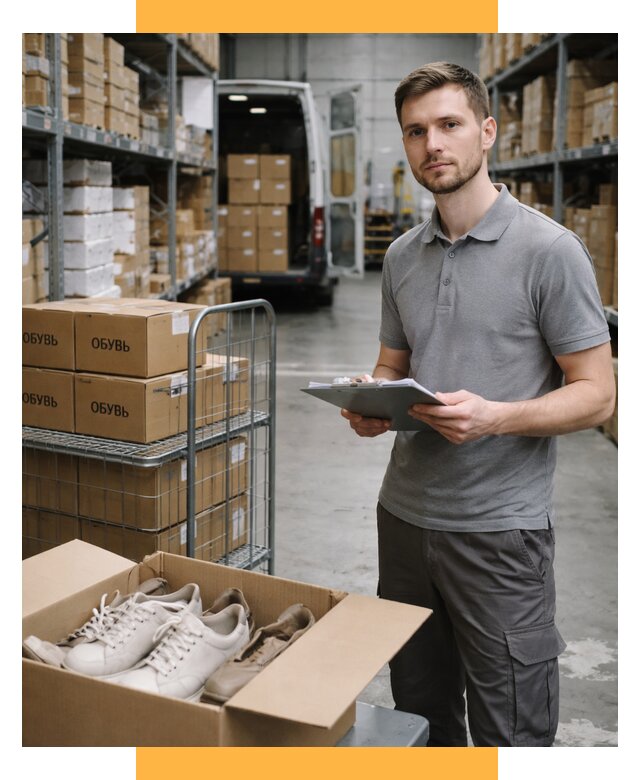 Доставка обуви из Китая и Турции от 4638 р. СетСервис-Еск