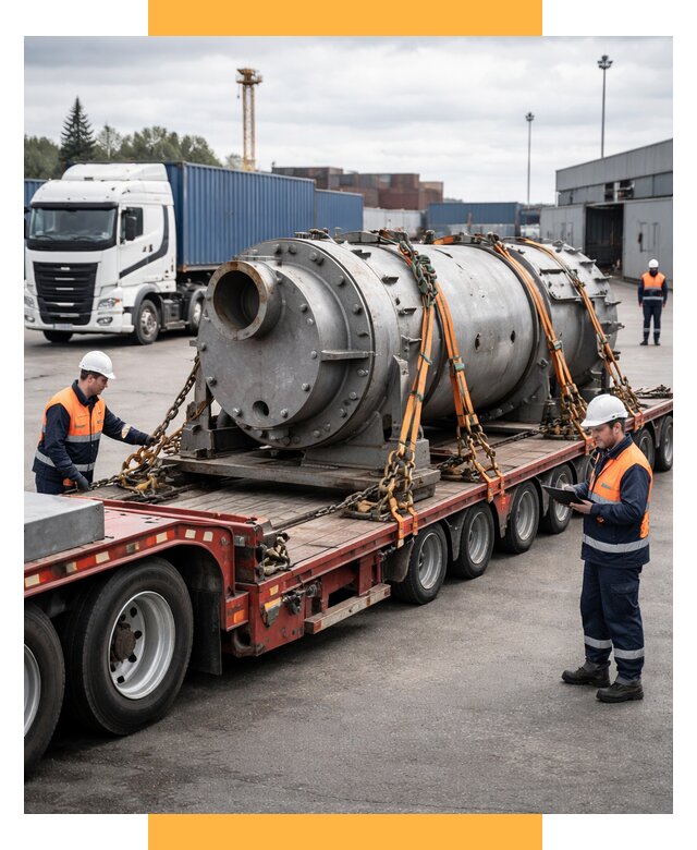 Перевозка тяжеловесных грузов под ключ от 154590 р. | СетСервис-Еск